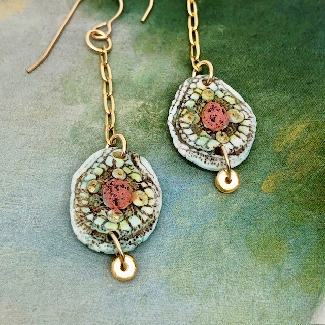 Boucles d'oreilles Mosaïque, multicolore – Image 6