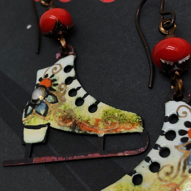 Boucles d'oreilles Skating, patins à glace – Image 6