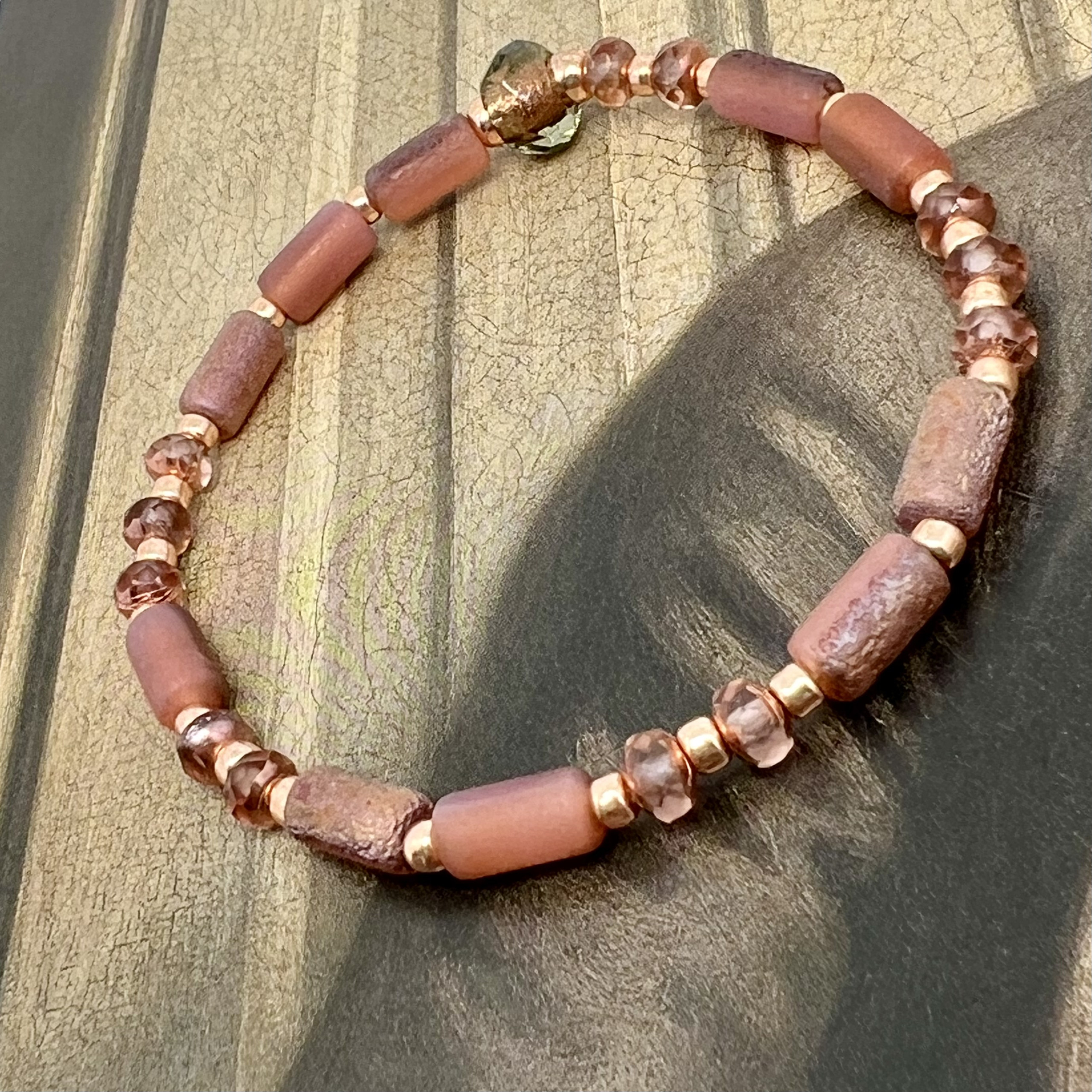 Bracelet Cuivre rose, élastique, stretch – Image 3