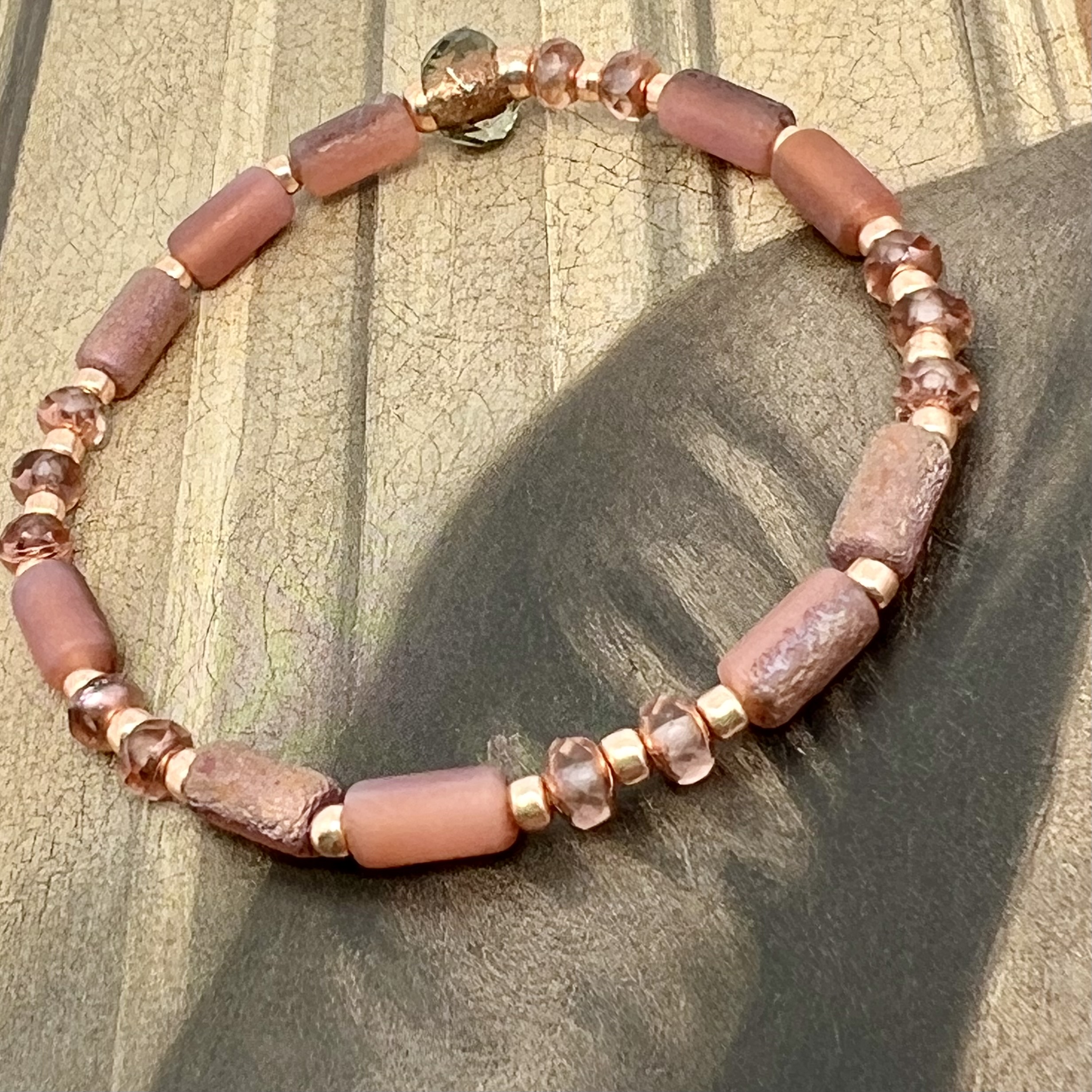 Bracelet Cuivre rose, élastique, stretch – Image 5